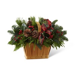 The  Christmas Coziness Basket from Visser's Florist and Greenhouses in Anaheim, CA